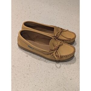 SoftMoc Wanda Moccasins Womens 8 M Leather Flats Slippers Rubber Soles